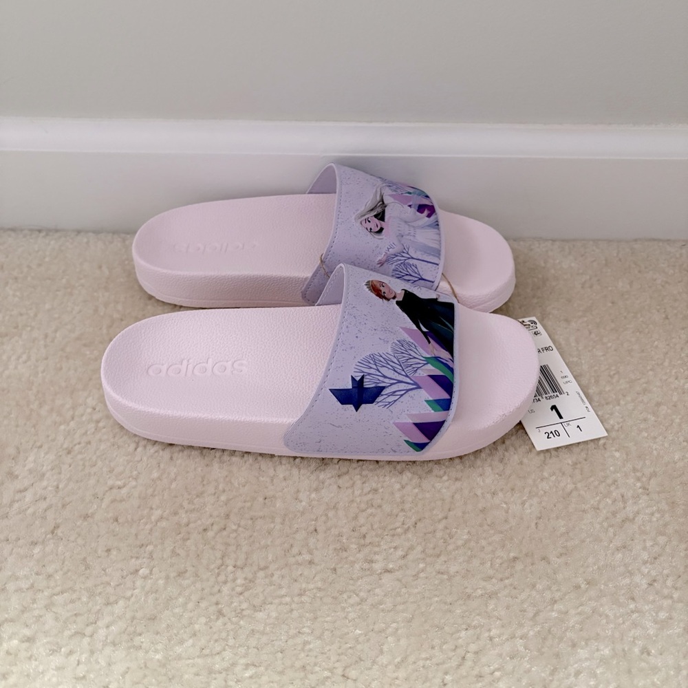 NEW - Adidas Adilette Sandal - Frozen